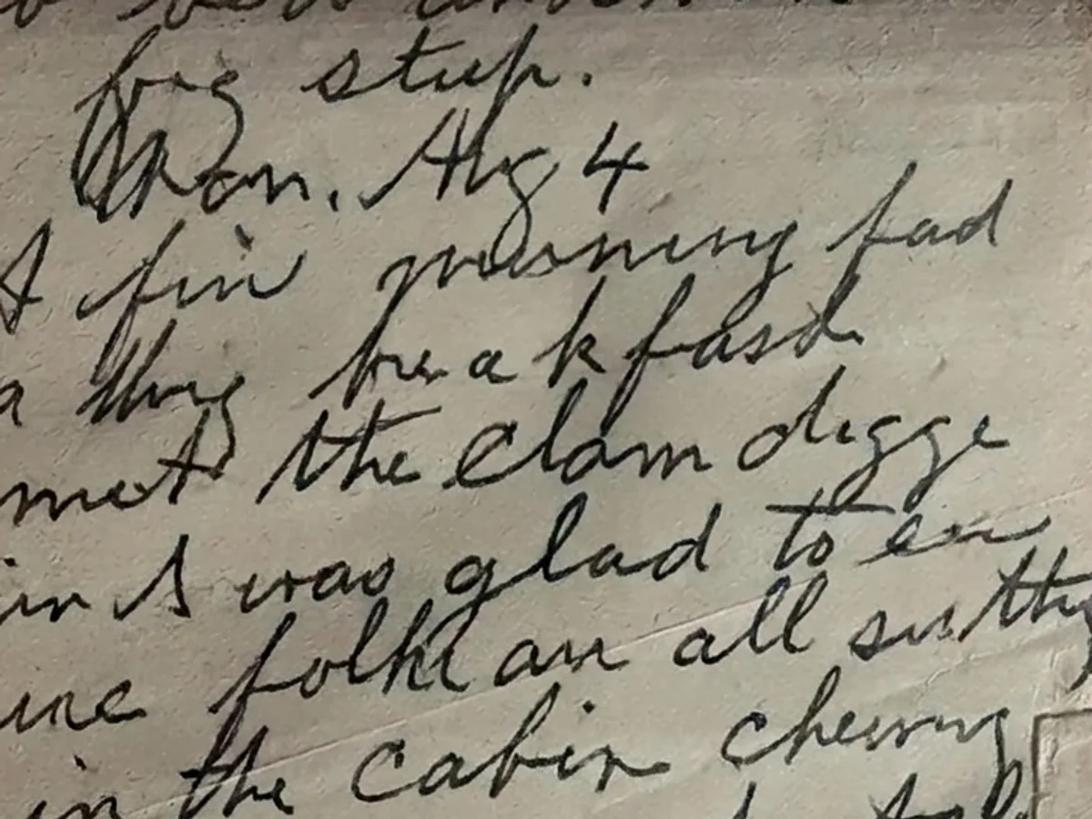 The same handwritten letter restored, the pencil script pulled back to readable contrast